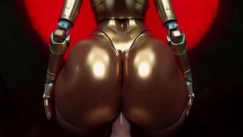Sultry sex robot gets her ass stretched for science until her holes are filled with cum pov ai