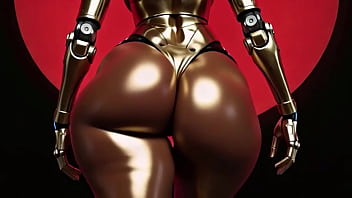 Sultry sex robot gets her ass stretched for science until her holes are filled with cum pov ai