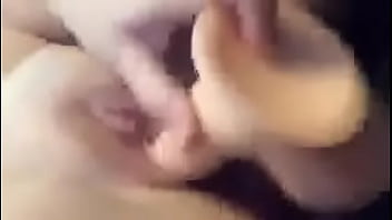 Girlfriend playing with her dildo 2