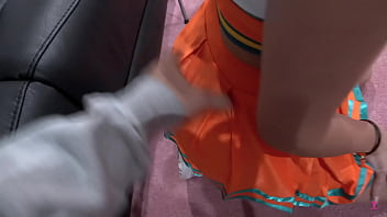 Hot friend akira angel fulfills teddy tarantino's cheerleader fantasy