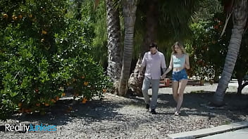 Realityjunkies kinky babe wants her older man to undress her eat her up and finish her with a steamy creampie