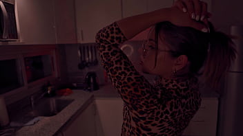 I invited my stepsister over to watch a movie and the slut ended up sucking my cock