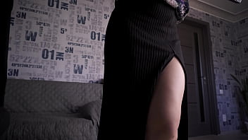 Watching coworkers legs in tight skirt