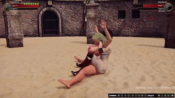 Bambi vs riley nf3d female kinky combat arena