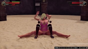 Bambi vs riley nf3d female kinky combat arena
