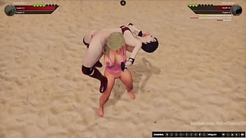 Bambi vs riley nf3d female kinky combat arena