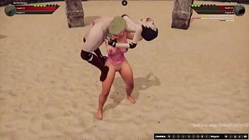Bambi vs riley nf3d female kinky combat arena