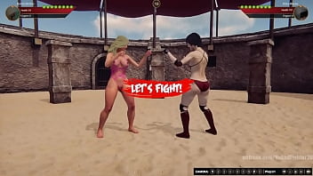 Bambi vs riley nf3d female kinky combat arena