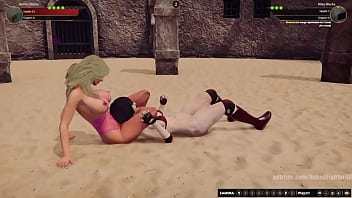 Bambi vs riley nf3d female kinky combat arena Bambi vs riley nf3d female kinky combat arena