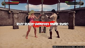 Bambi vs riley nf3d female kinky combat arena Bambi vs riley nf3d female kinky combat arena