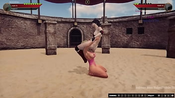 Bambi vs riley nf3d female kinky combat arena