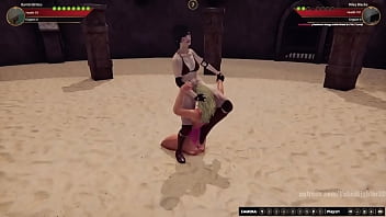 Bambi vs riley nf3d female kinky combat arena