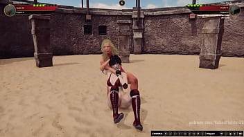 Bambi vs riley nf3d female kinky combat arena