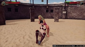 Bambi vs riley nf3d female kinky combat arena