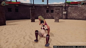 Bambi vs riley nf3d female kinky combat arena