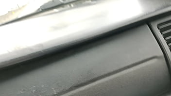 Showing off her breasts in public