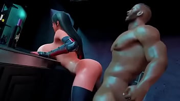 Negao pegando a gostosa no bar