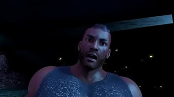 Negao pegando a gostosa no bar