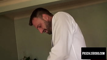 Submissive girl swallows deeply in a rough encounter