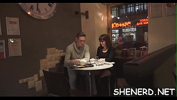 Teen nerd loves it actually hard