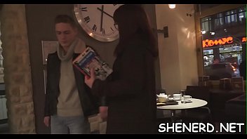 Teen nerd loves it actually hard