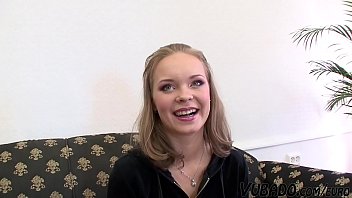 18yo blonde enjoys her first sex casting 18yo blonde enjoys her first sex casting