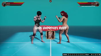 Luna vs ruby nf3d sexfight lesbian combat