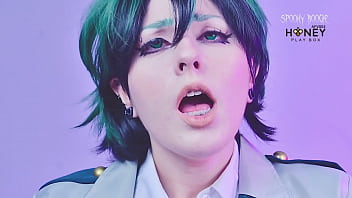 Midoriya izuku with awesome tits and juicy pussy tries out a new vibrator and cums honeyplaybox