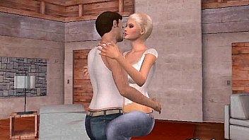 A sexy 3d blonde babe gets sixtynined and she fucks