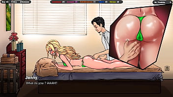 A stranger unexpectedly brought her to orgasm on the bus hentai game