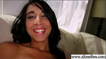 Solo horny amateur girl get dildo toys in holes video 14