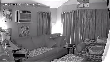 Vacation rental housekeeper cleans half naked Vacation rental housekeeper cleans half naked