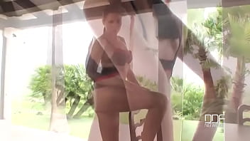 The scenery of her seat