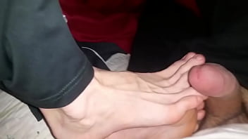 Sexy footjob