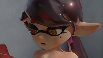 Octoling x callie tribadism without sound