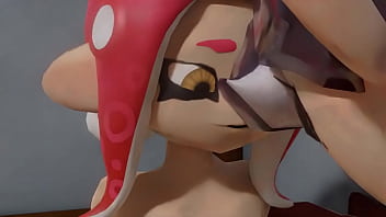 Octoling x callie tribadism without sound