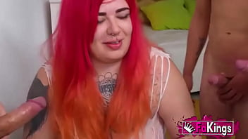 They Like Sucking Cock Meet My Friends Leia Briseida Alice And Lara They're Happy With A Cock In Their Mouths By Fakings thumbnail