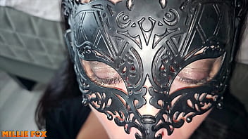 Amateur milf talks so much dirty that it results in a huge cumshot which she swallows millie fox