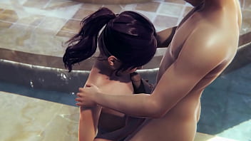 Hot couple foreplay multiple cumshots