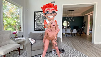 I pound hannah quinn’s trimmed pussy in doggystyle for cumshot relief