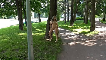 Risky nudity in public in st petersburg part 1