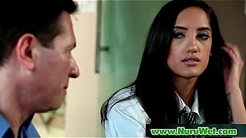 Hot and gooey nuru gel massage 22