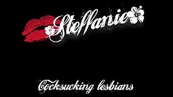 Two sluts sucking cock