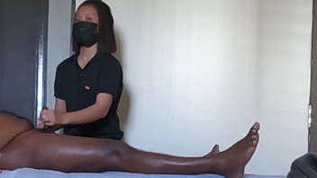 Dick flashing in spa