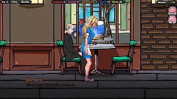 The client asked jane to bend over so he could touch her pussy through her panties