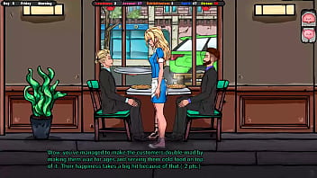 The client asked jane to bend over so he could touch her pussy through her panties