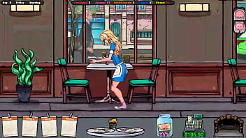 The client asked jane to bend over so he could touch her pussy through her panties