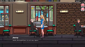 The client asked jane to bend over so he could touch her pussy through her panties