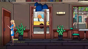 The client asked jane to bend over so he could touch her pussy through her panties