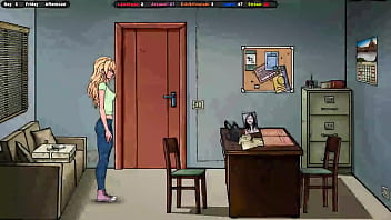 The client asked jane to bend over so he could touch her pussy through her panties